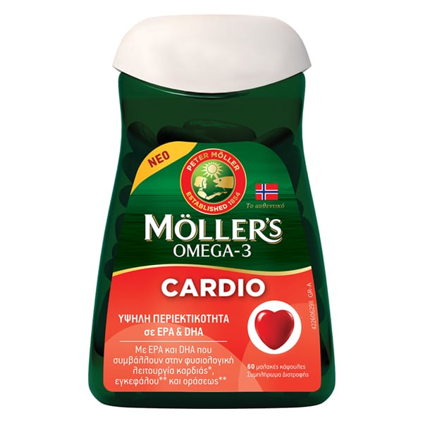 Mollers Omega-3 Cardio, 60caps Mollers Omega-3 Cardio, 60caps